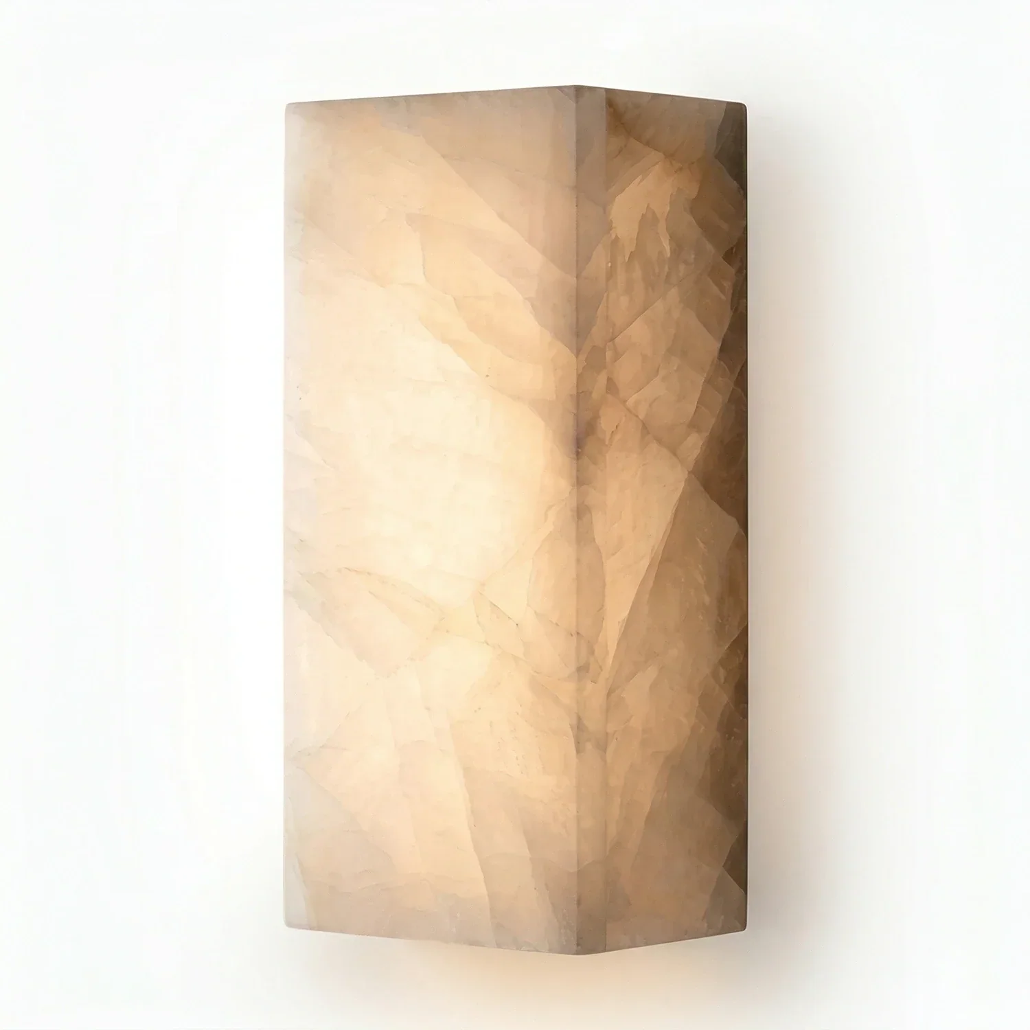 Rectangular Alabaster Wall Light | wildoxy