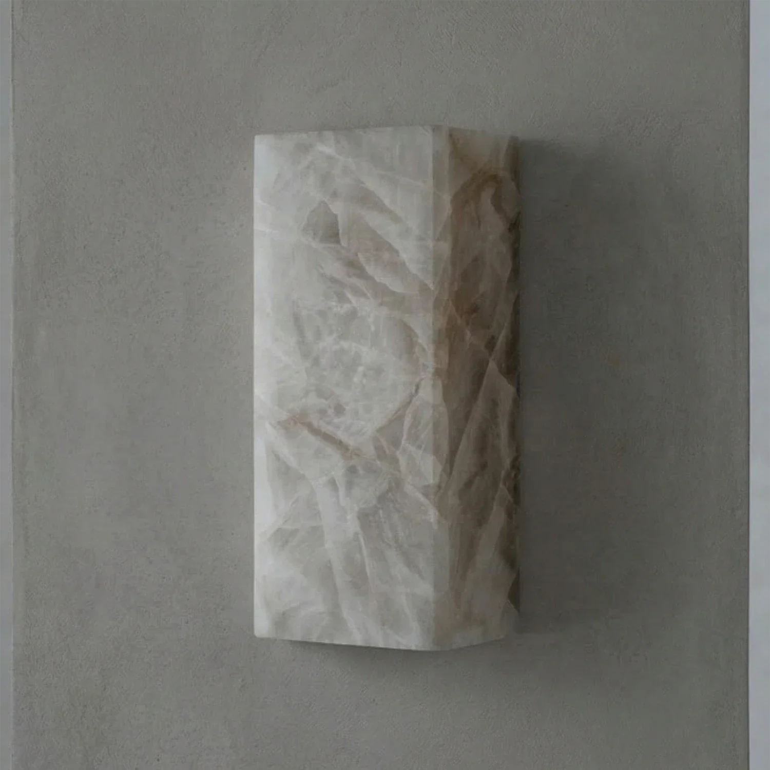 Rectangular Alabaster Wall Light | wildoxy