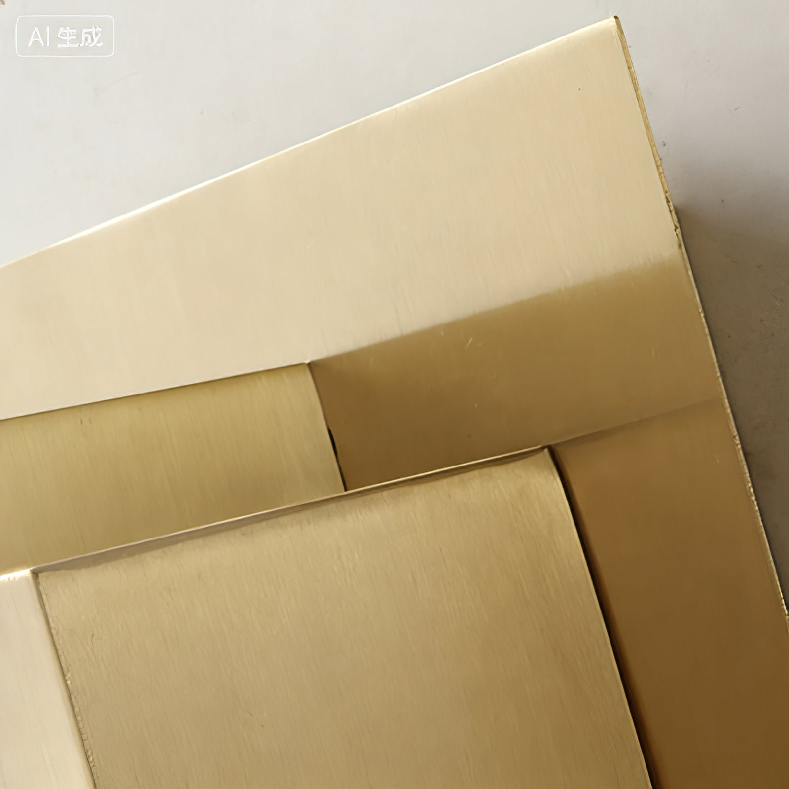 Rectangular Brass Resin LED Wall Lamp | wildoxy