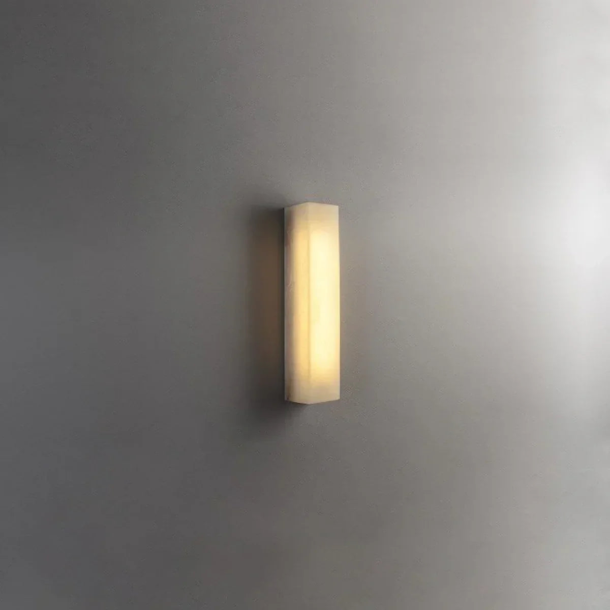 Rectangular Tubular Alabaster Wall Lamp | wildoxy