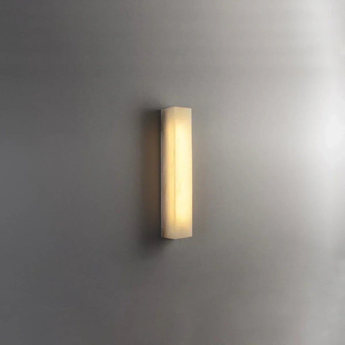 Rectangular Tubular Alabaster Wall Lamp | wildoxy
