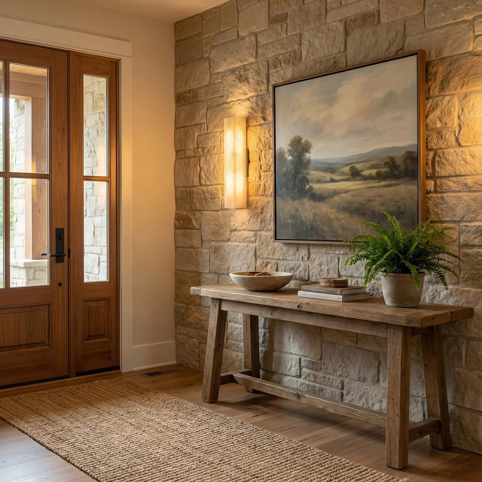 Rectangular Tubular Alabaster Wall Lamp | wildoxy
