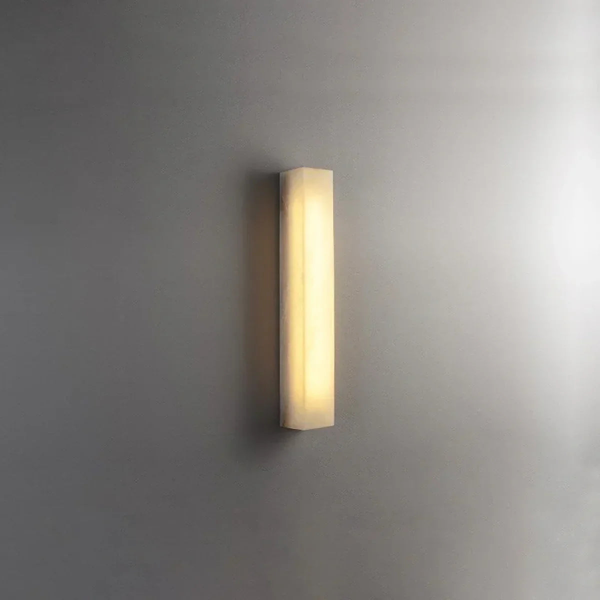 Rectangular Tubular Alabaster Wall Lamp | wildoxy
