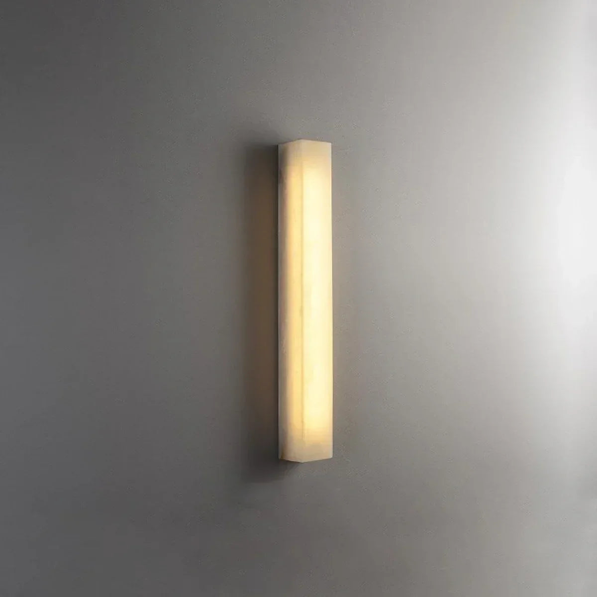 Rectangular Tubular Alabaster Wall Lamp | wildoxy