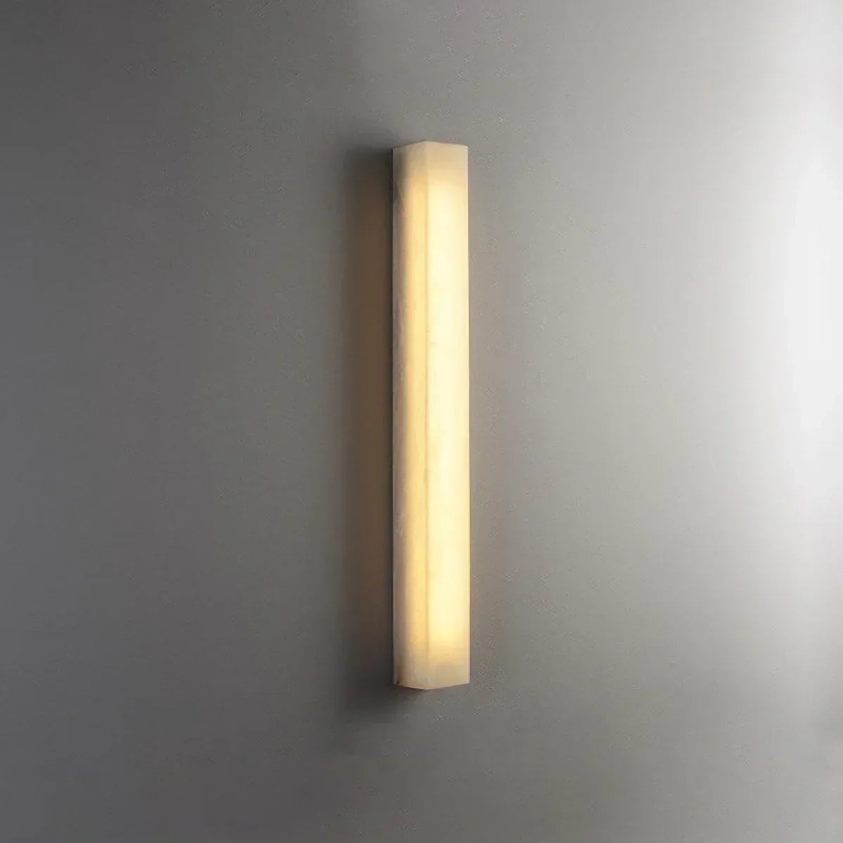 Rectangular Tubular Alabaster Wall Lamp | wildoxy