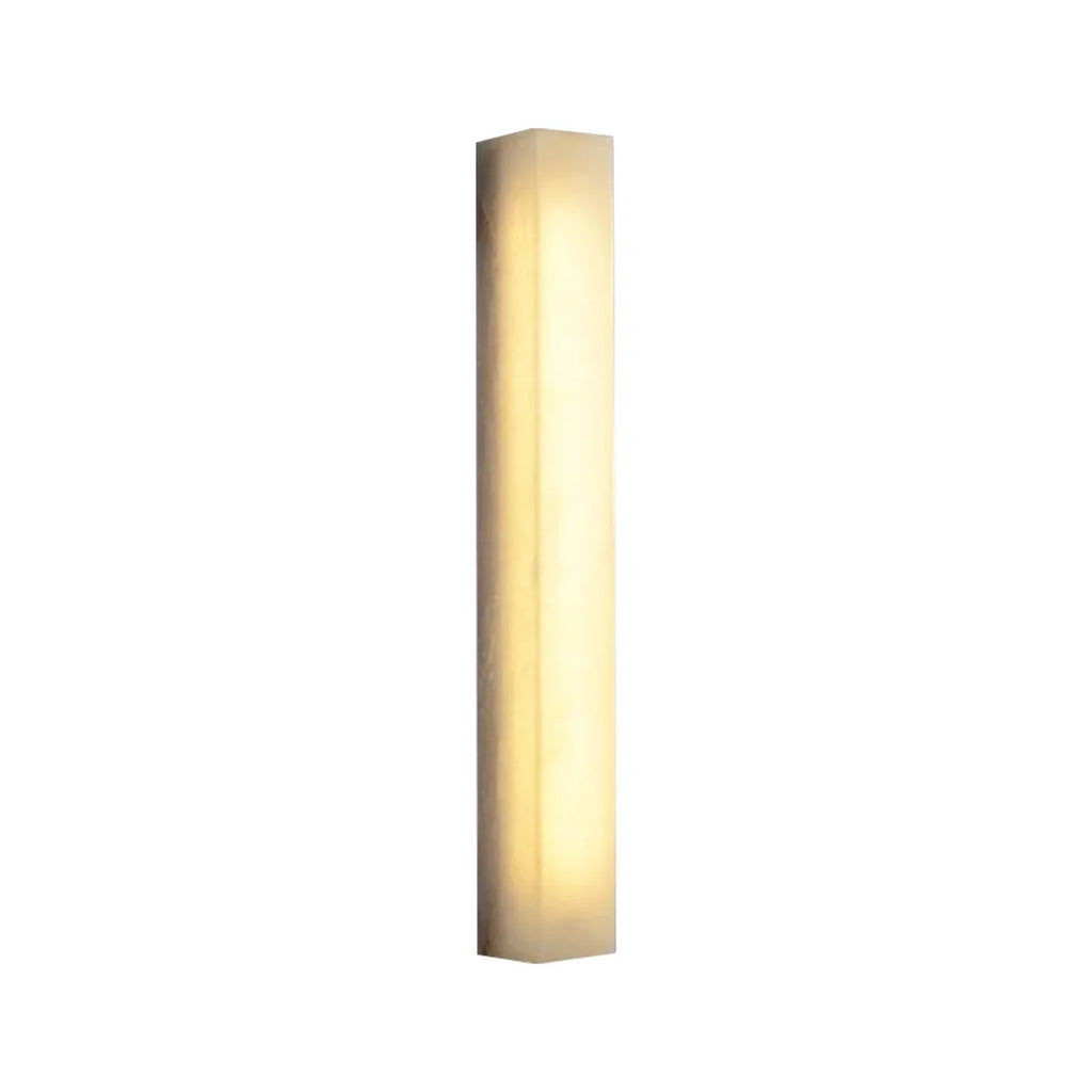 Rectangular Tubular Alabaster Wall Lamp | wildoxy