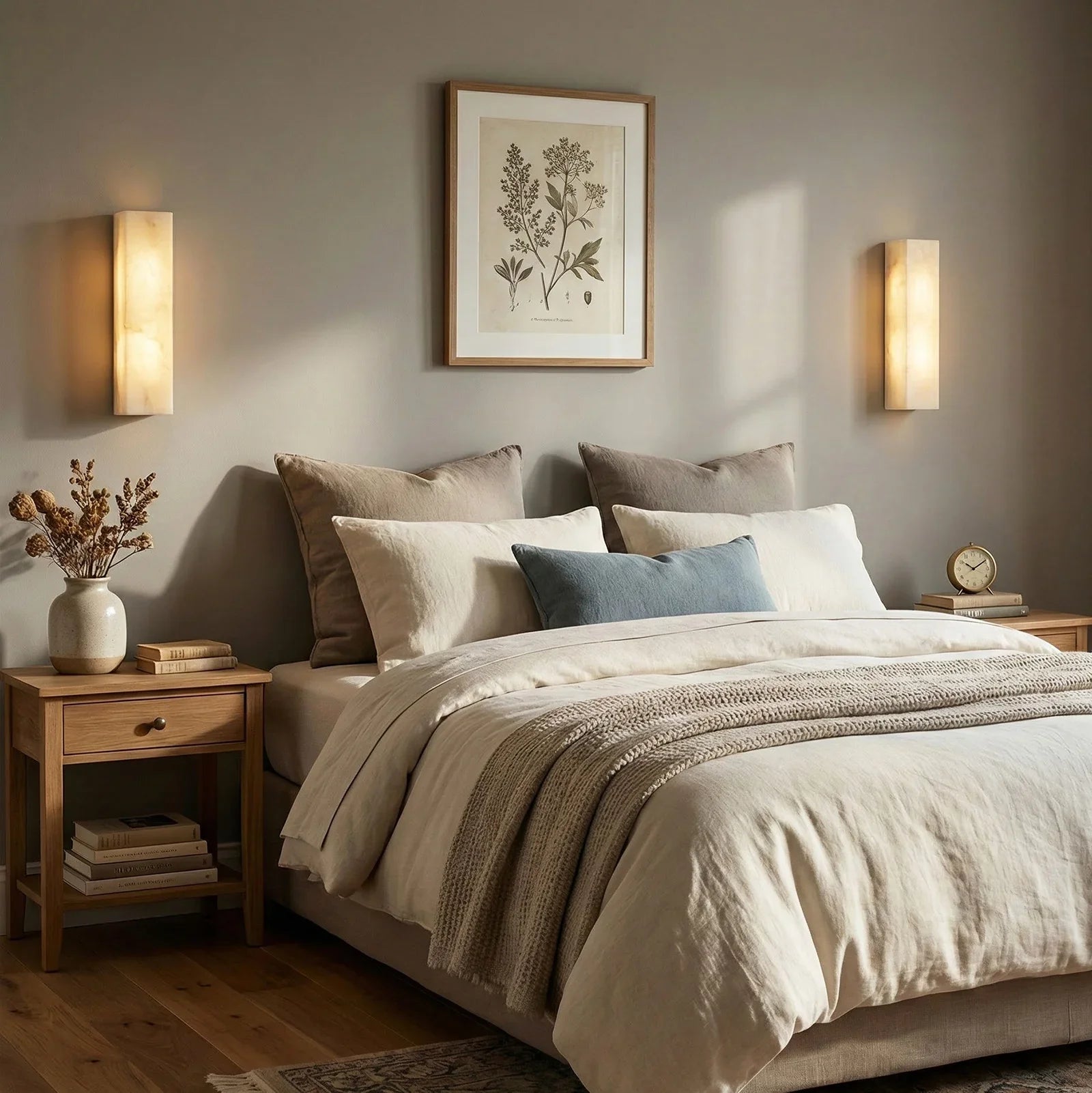Rectangular Tubular Alabaster Wall Lamp | wildoxy