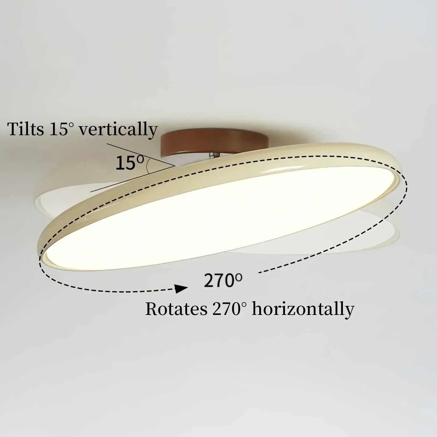 French Retro Cream Saucer Ceiling Lamp | wildoxy