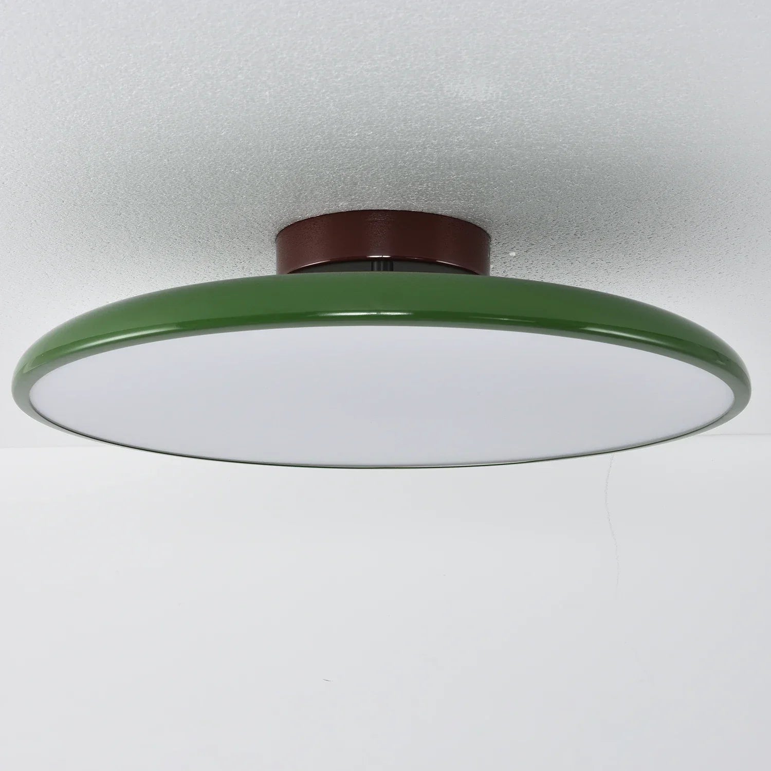 French Retro Cream Saucer Ceiling Lamp | wildoxy