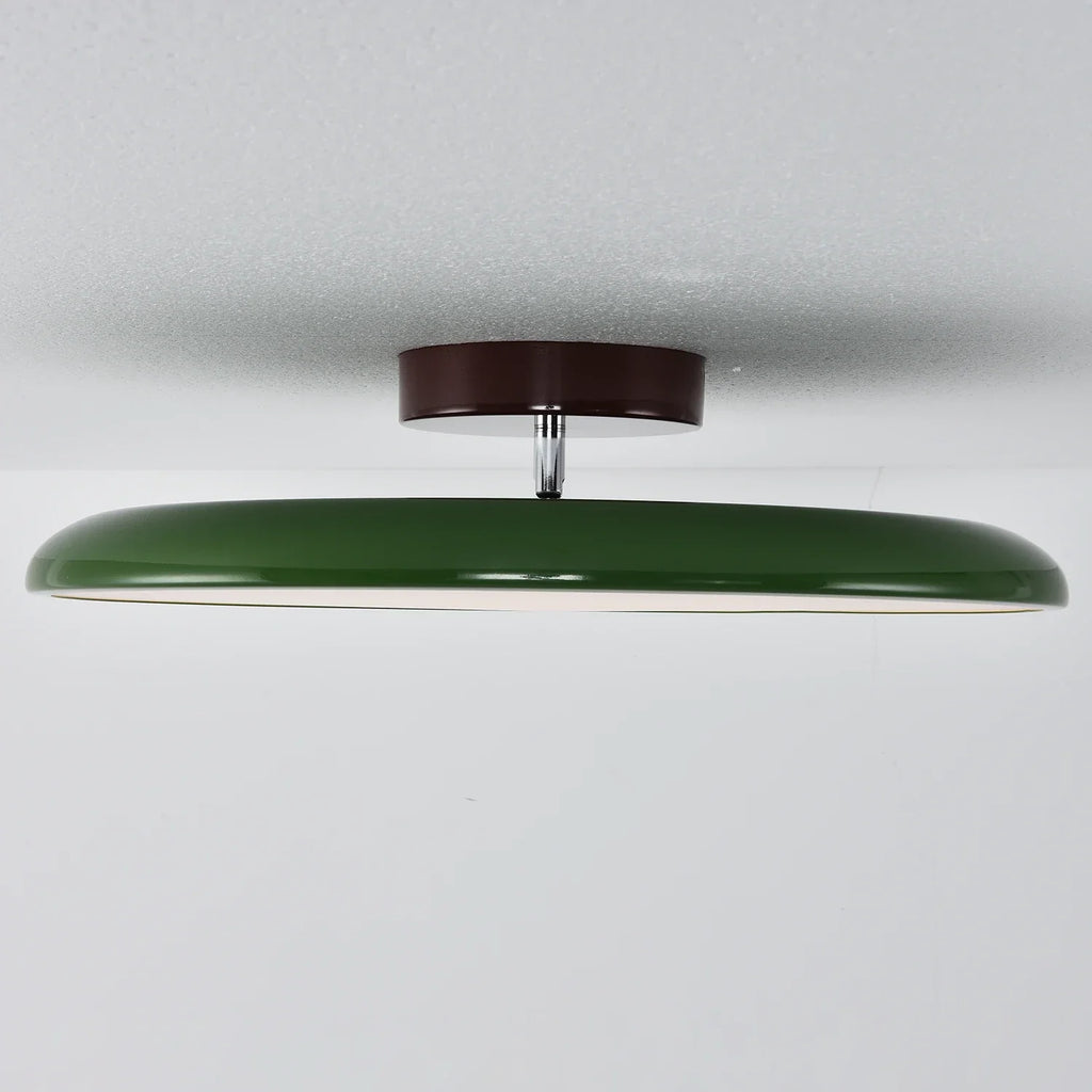 French Retro Cream Saucer Ceiling Lamp | wildoxy
