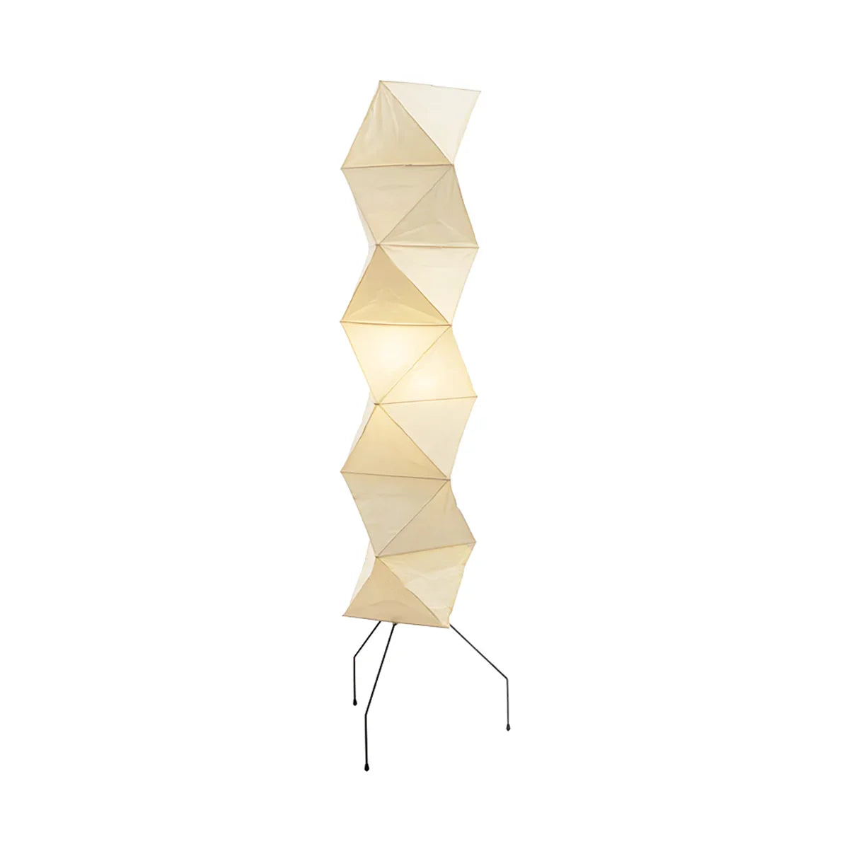 Akari Rhombus Origami UF4-L8 Floor Lamp | wildoxy