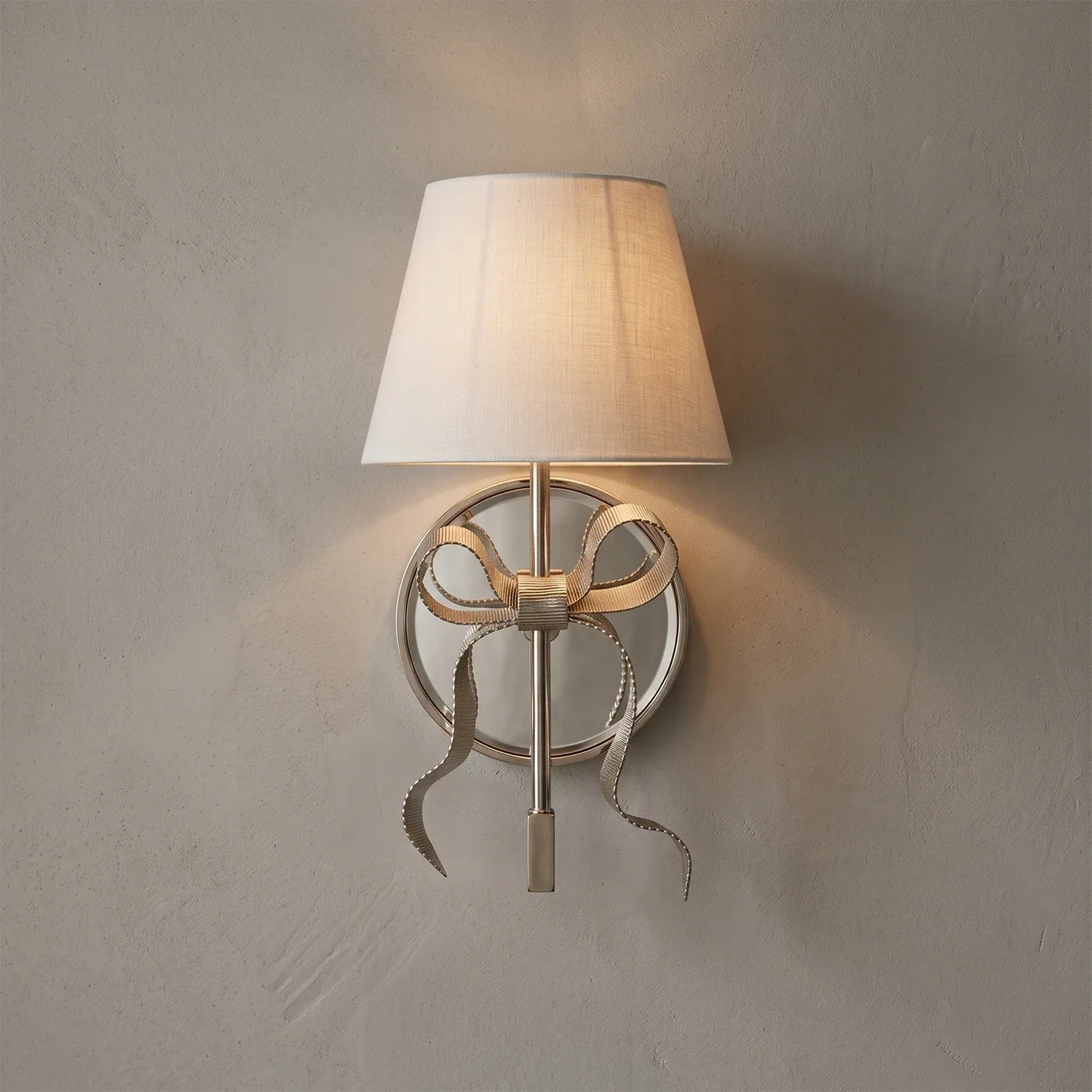Ribbed Ribbon Bow Wall Sconce | wildoxy