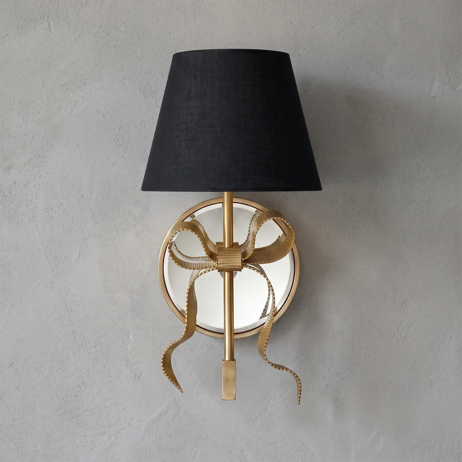 Ribbed Ribbon Bow Wall Sconce | wildoxy