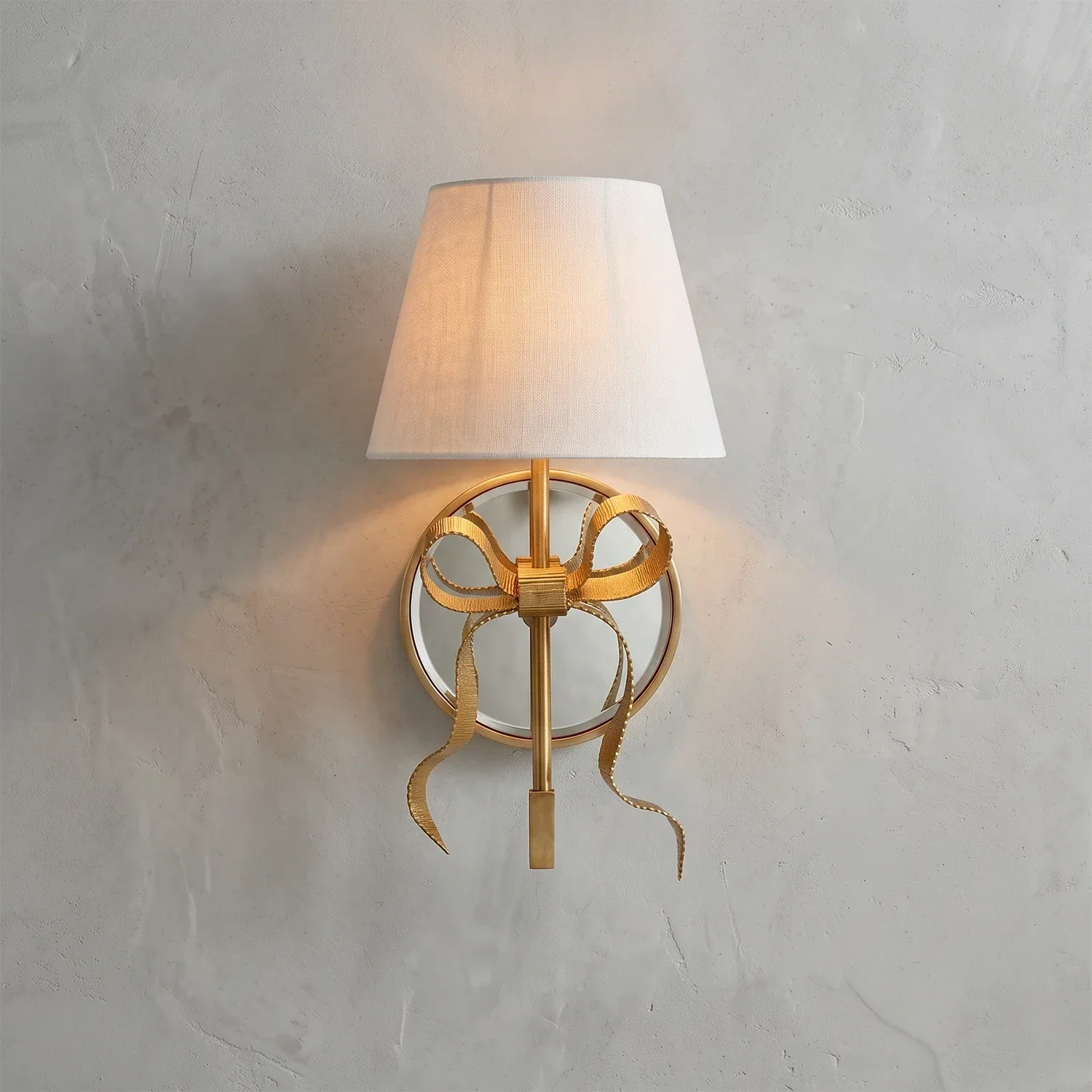 Ribbed Ribbon Bow Wall Sconce | wildoxy