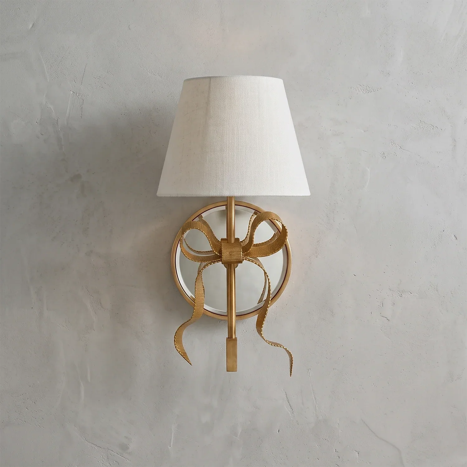Ribbed Ribbon Bow Wall Sconce | wildoxy