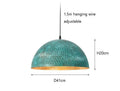 NovaLume One-Light E27 Cord Pendant Chandelier — Includes LED Bulbs