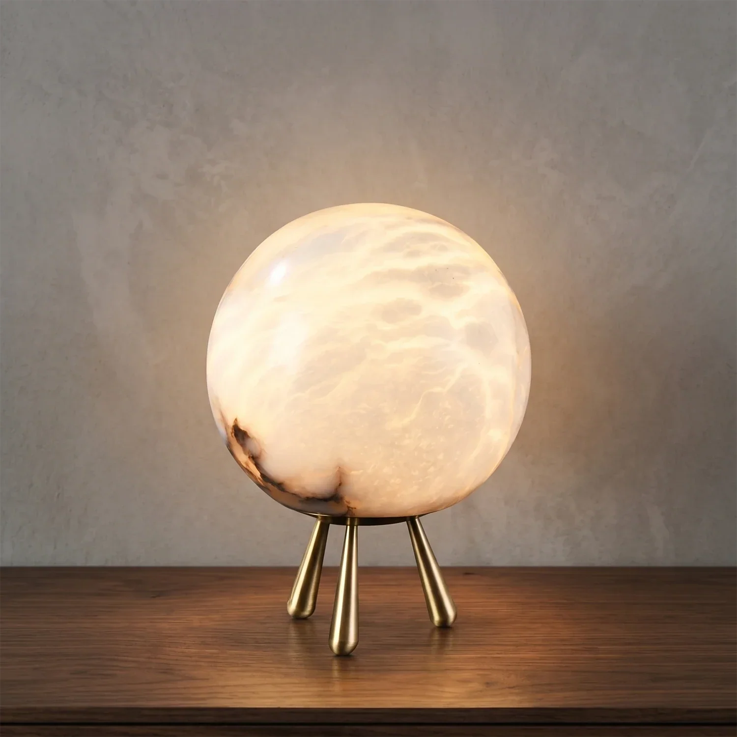 Romy Alabaster Table Lamp | wildoxy