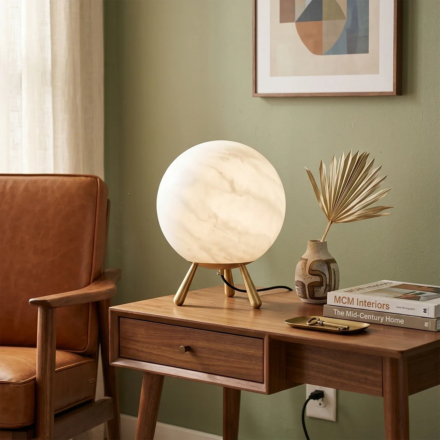 Romy Alabaster Table Lamp | wildoxy