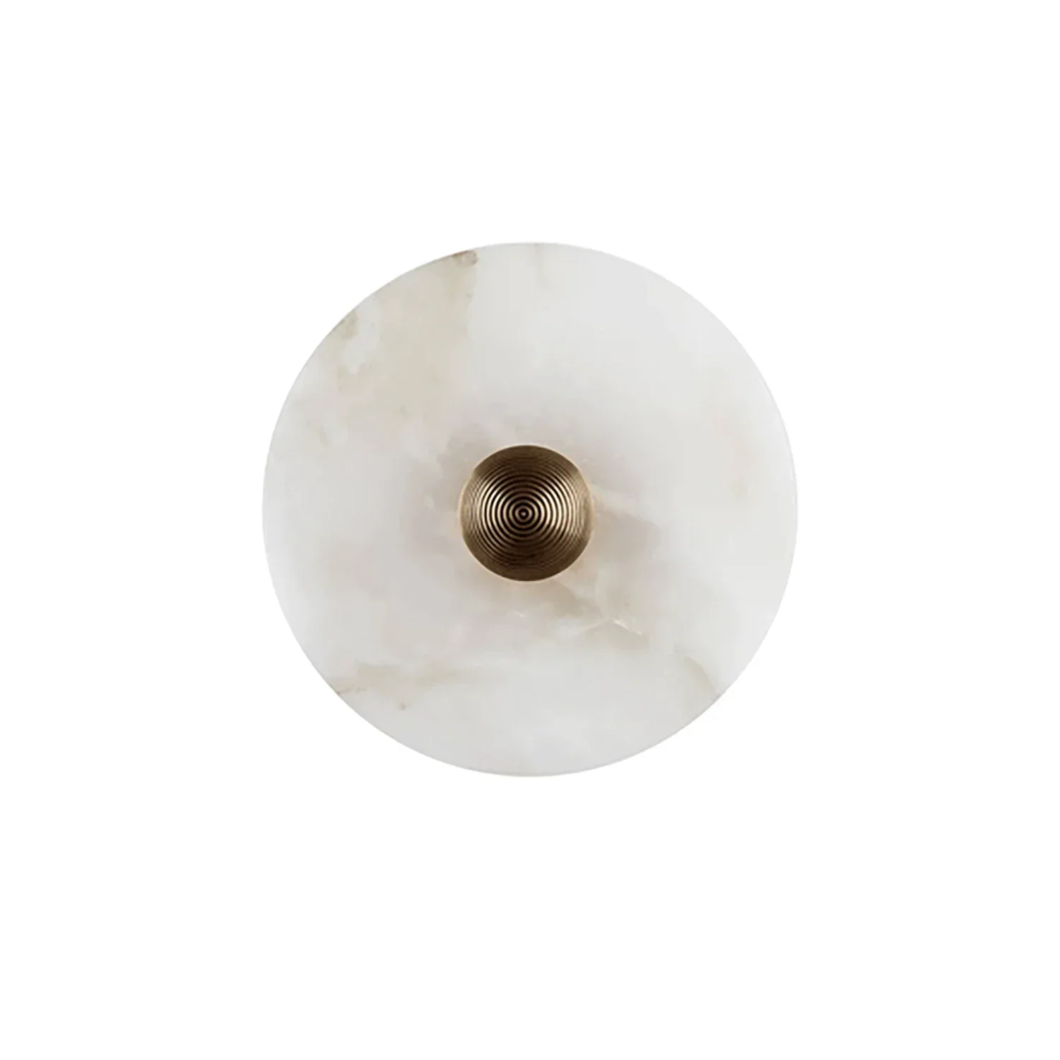 Round Alabaster Wall Lamp | wildoxy