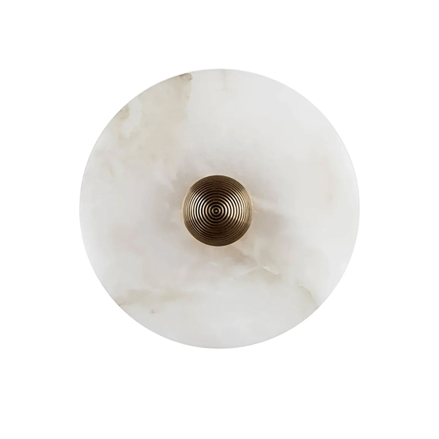 Round Alabaster Wall Lamp | wildoxy