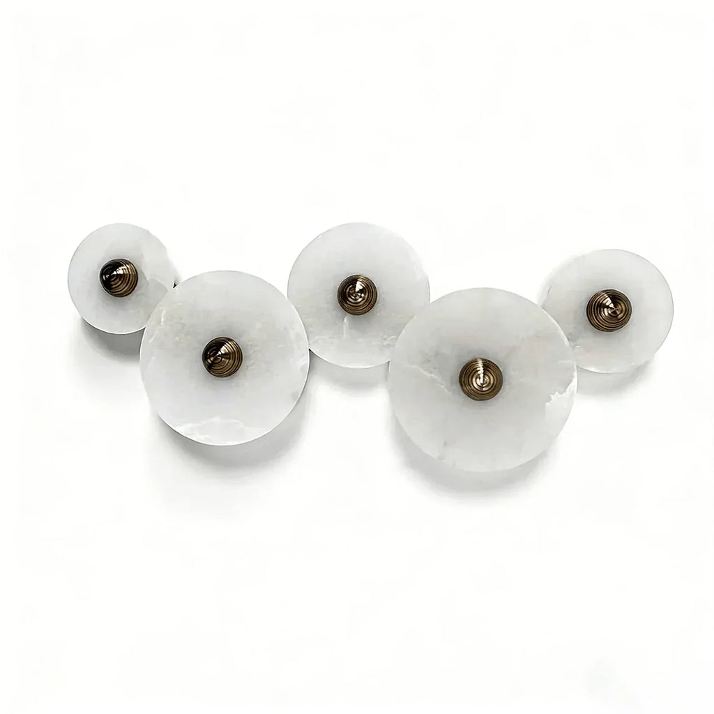 Round Alabaster Wall Lamp | wildoxy