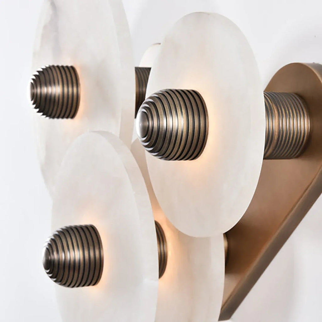 Round Alabaster Wall Lamp | wildoxy