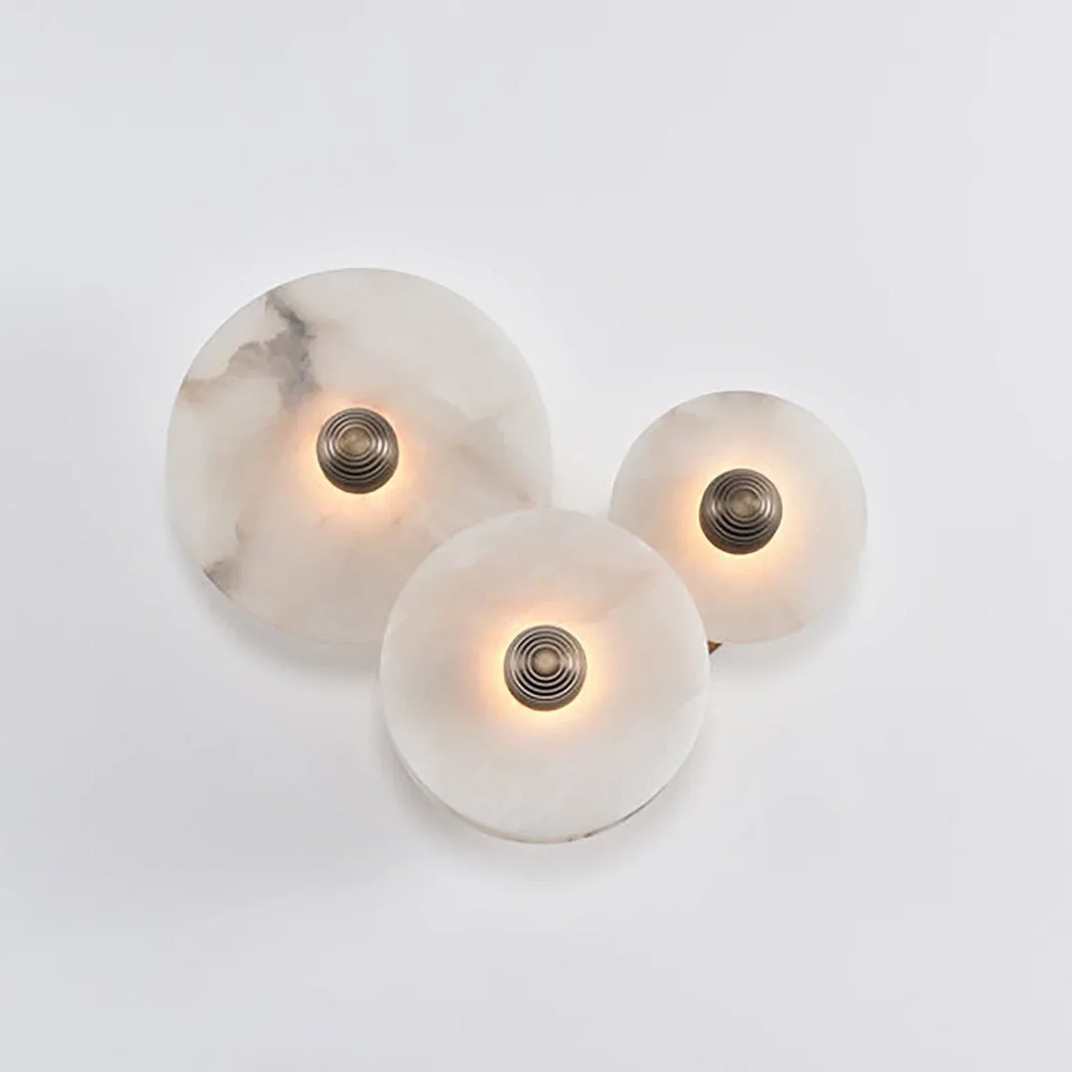 Round Alabaster Wall Lamp | wildoxy