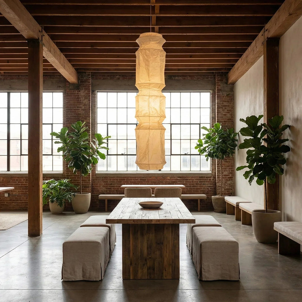 Akari Segmented Long Column L6 Pendant Light | wildoxy