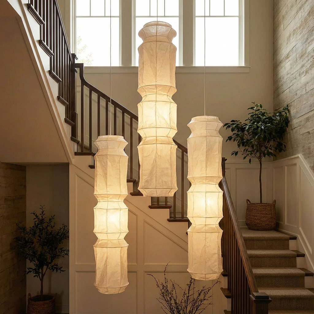 Akari Segmented Long Column L6 Pendant Light | wildoxy