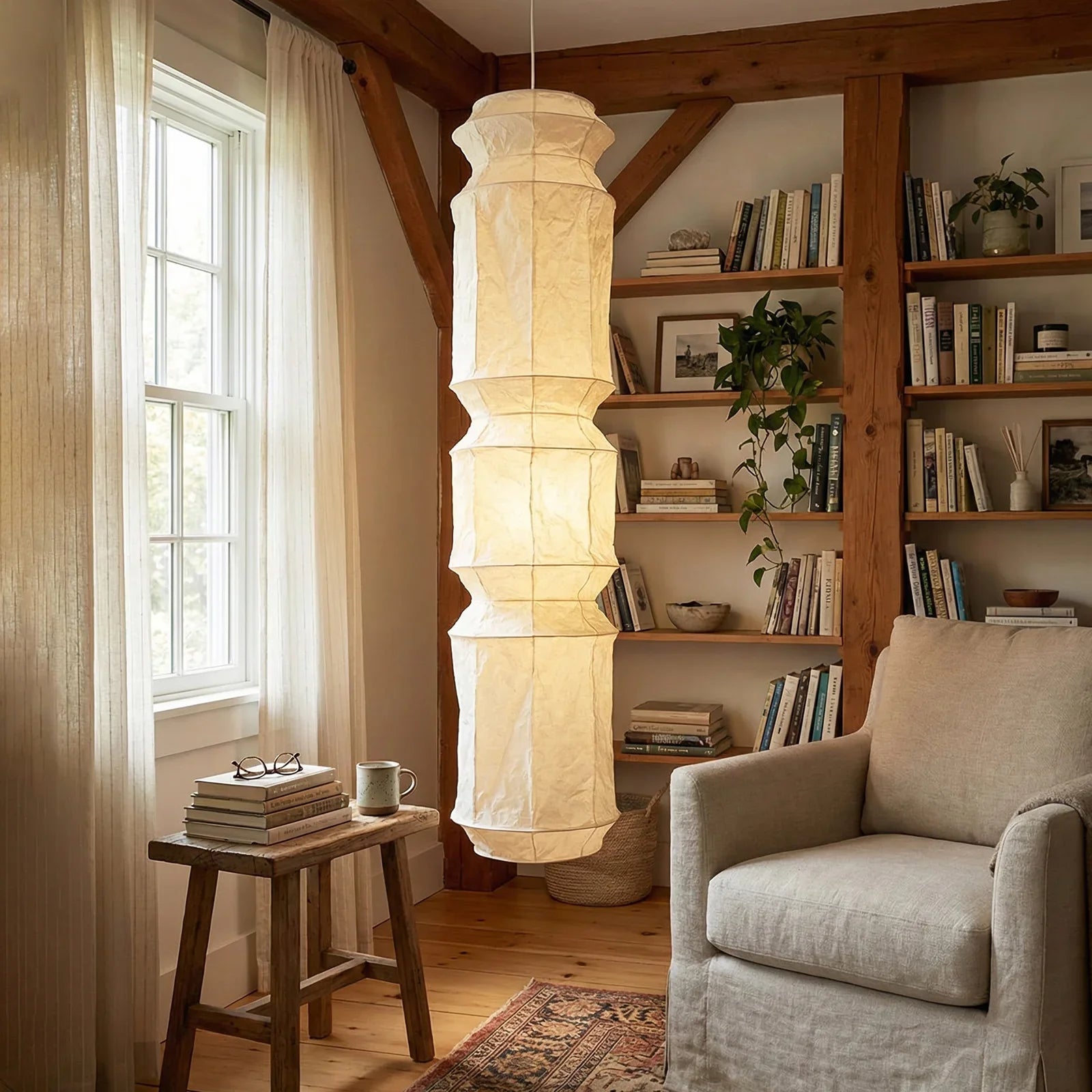 Akari Segmented Long Column L6 Pendant Light | wildoxy