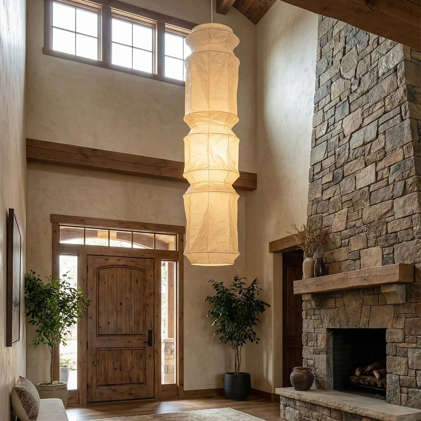 Akari Segmented Long Column L6 Pendant Light | wildoxy