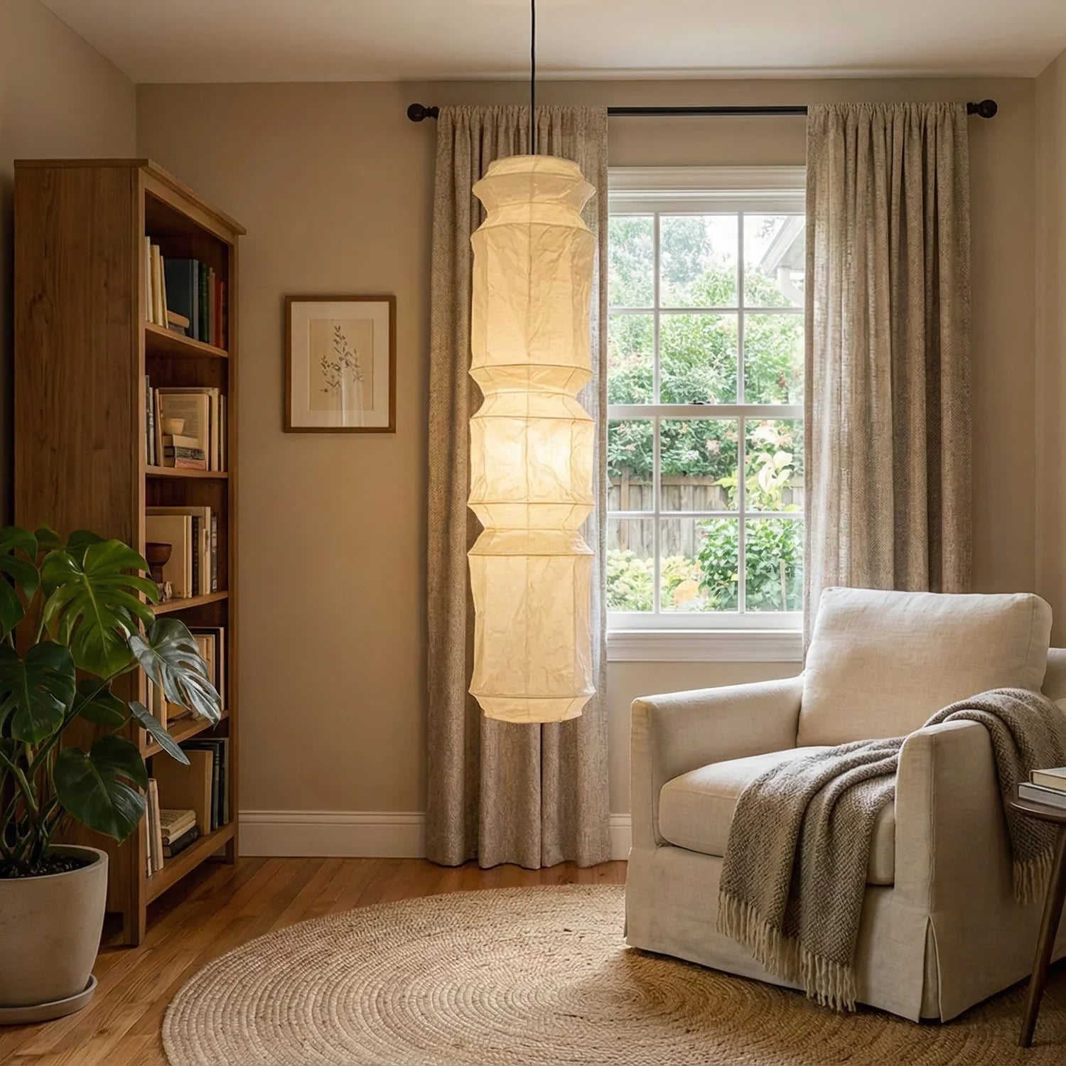 Akari Segmented Long Column L6 Pendant Light | wildoxy