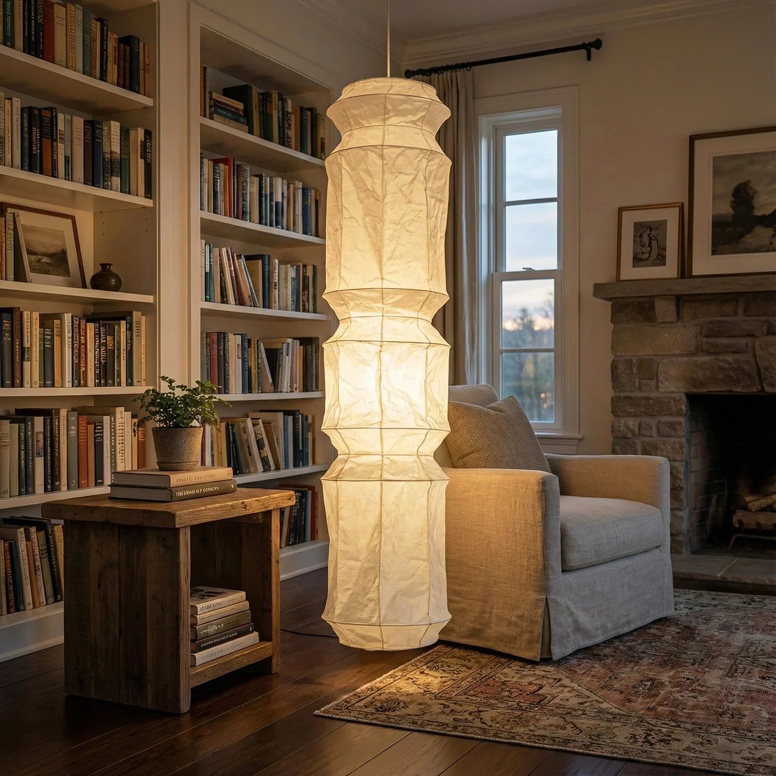 Akari Segmented Long Column L6 Pendant Light | wildoxy