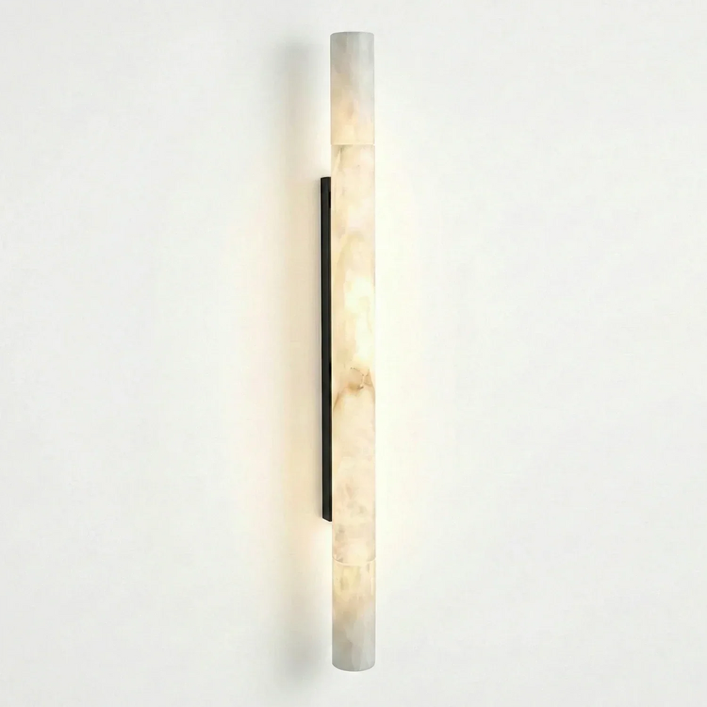 Selene Alabaster Column Sconce | wildoxy