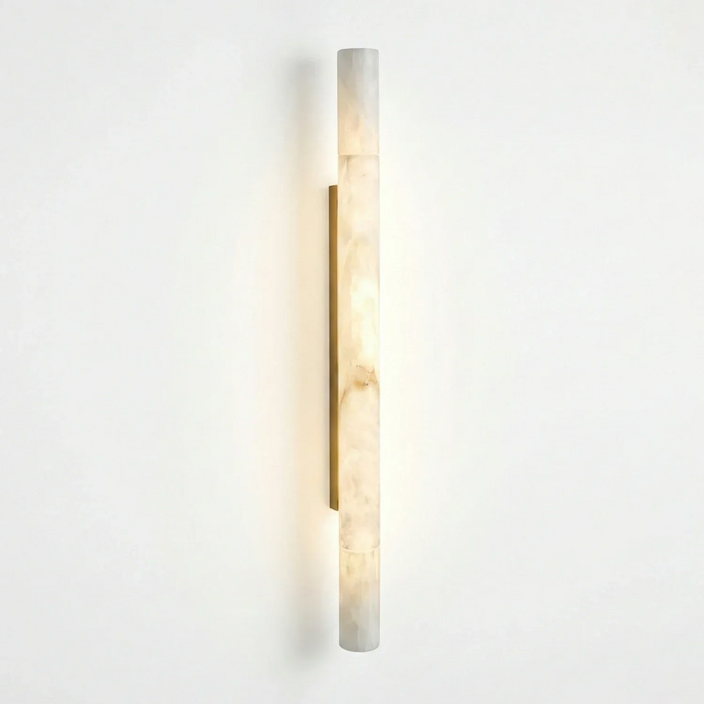 Selene Alabaster Column Sconce | wildoxy
