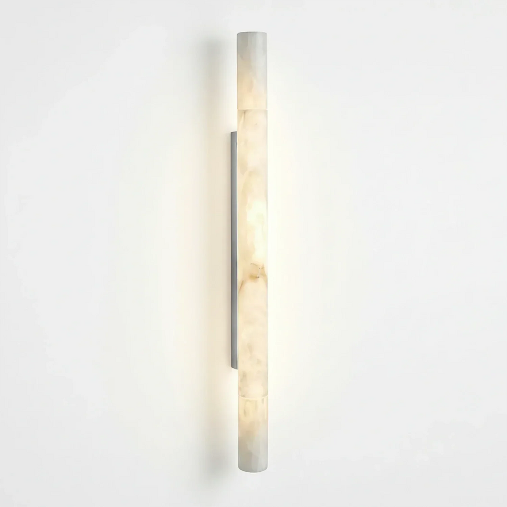 Selene Alabaster Column Sconce | wildoxy