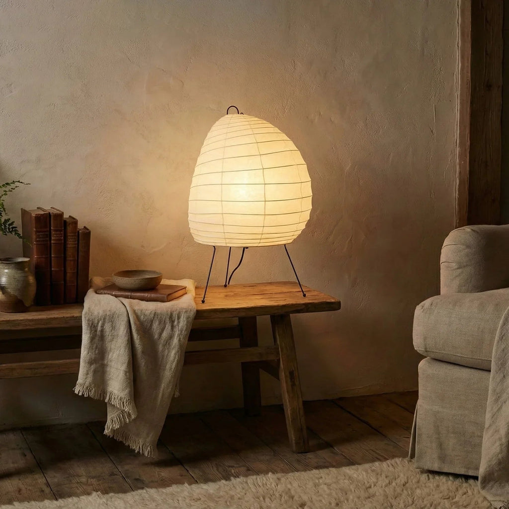 Akari Semi Oval Shape 1N Table Lamp | wildoxy