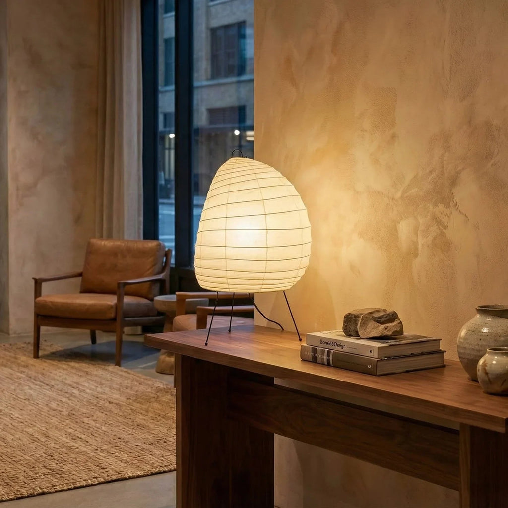 Akari Semi Oval Shape 1N Table Lamp | wildoxy