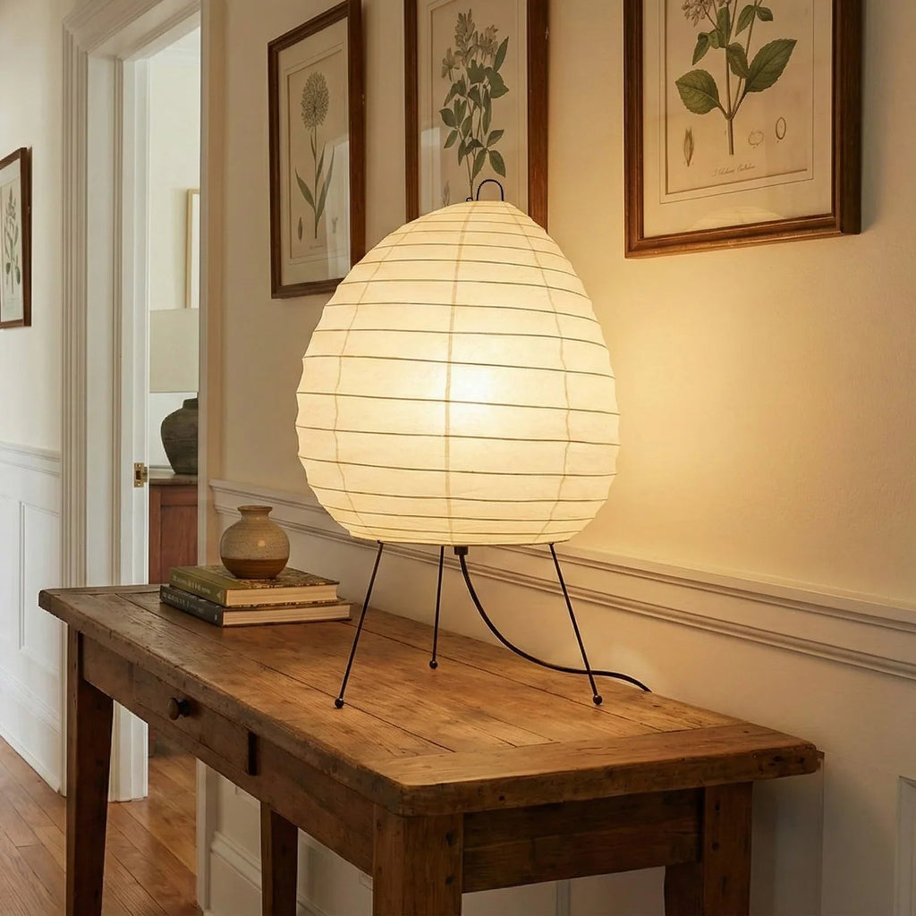 Akari Semi Oval Shape 1N Table Lamp | wildoxy