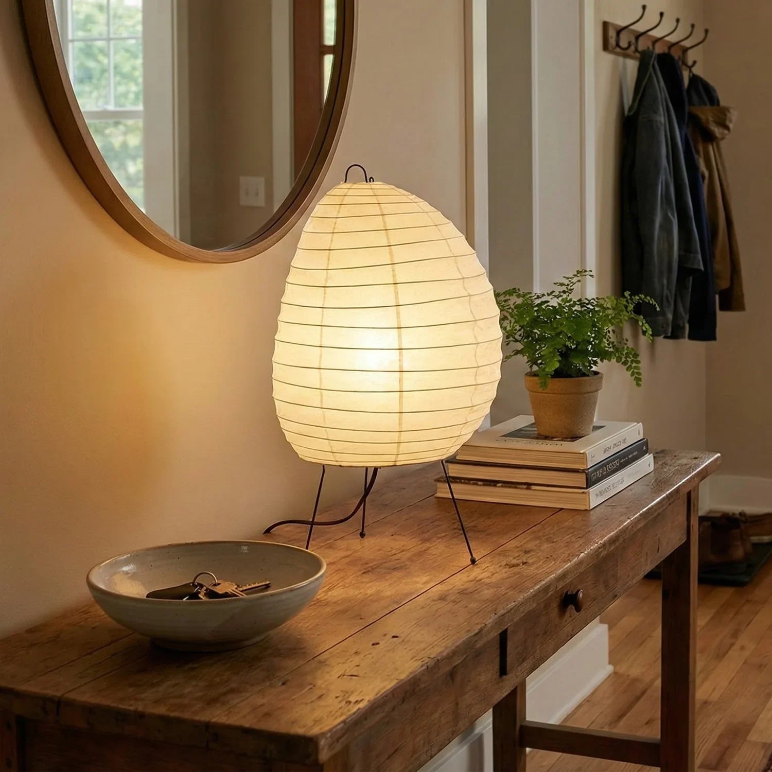 Akari Semi Oval Shape 1N Table Lamp | wildoxy