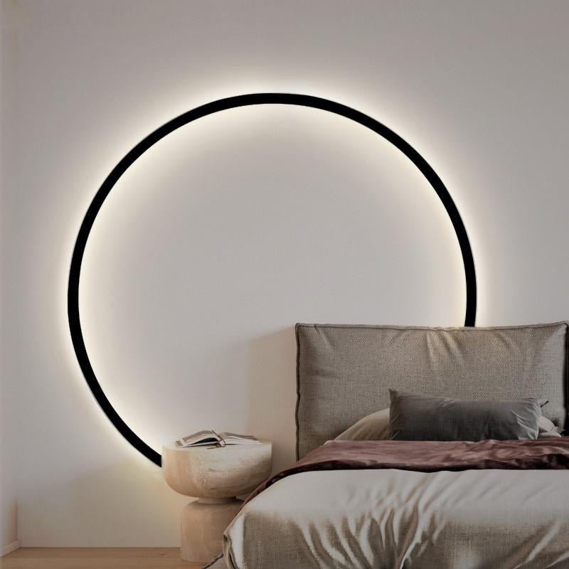 Sun Shaped Round Wall Lamp — Bright LED Lighting, AC 90-260V Compatible