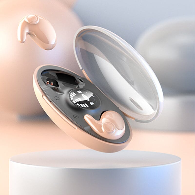 Langattomat Bluetooth 5.3 -nappikuulokkeet nukkumiseen — kompaktit, melua vaimentavat