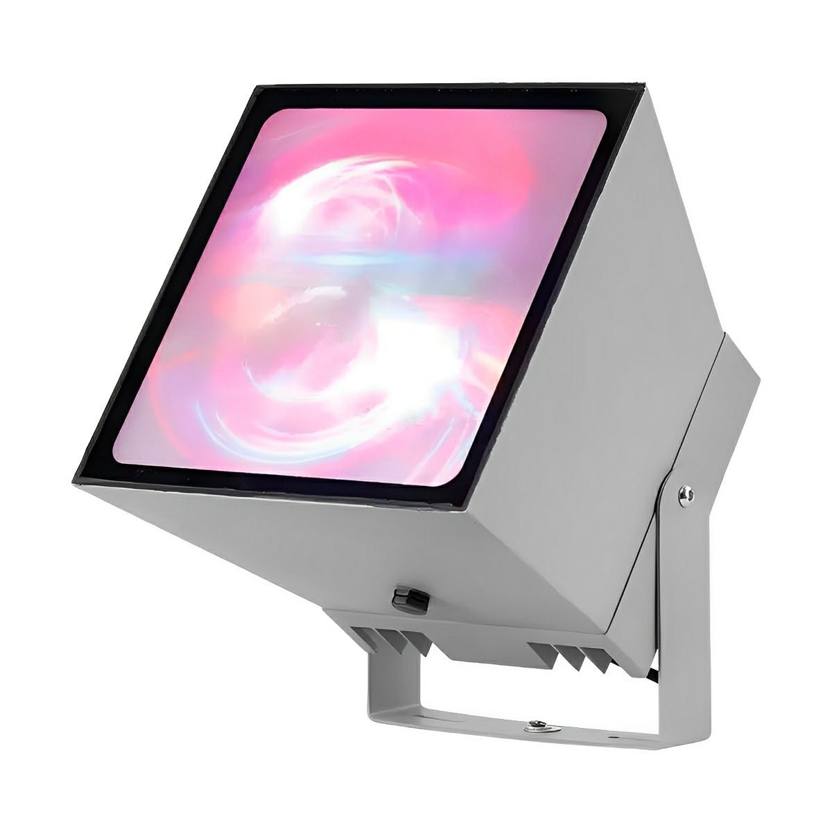 RGBアルミニウム製LED投光器 - グレー、IP65、庭園・樹木用スポットライト