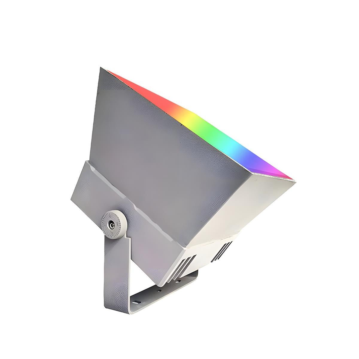 RGBアルミニウム製LED投光器 - グレー、IP65、庭園・樹木用スポットライト