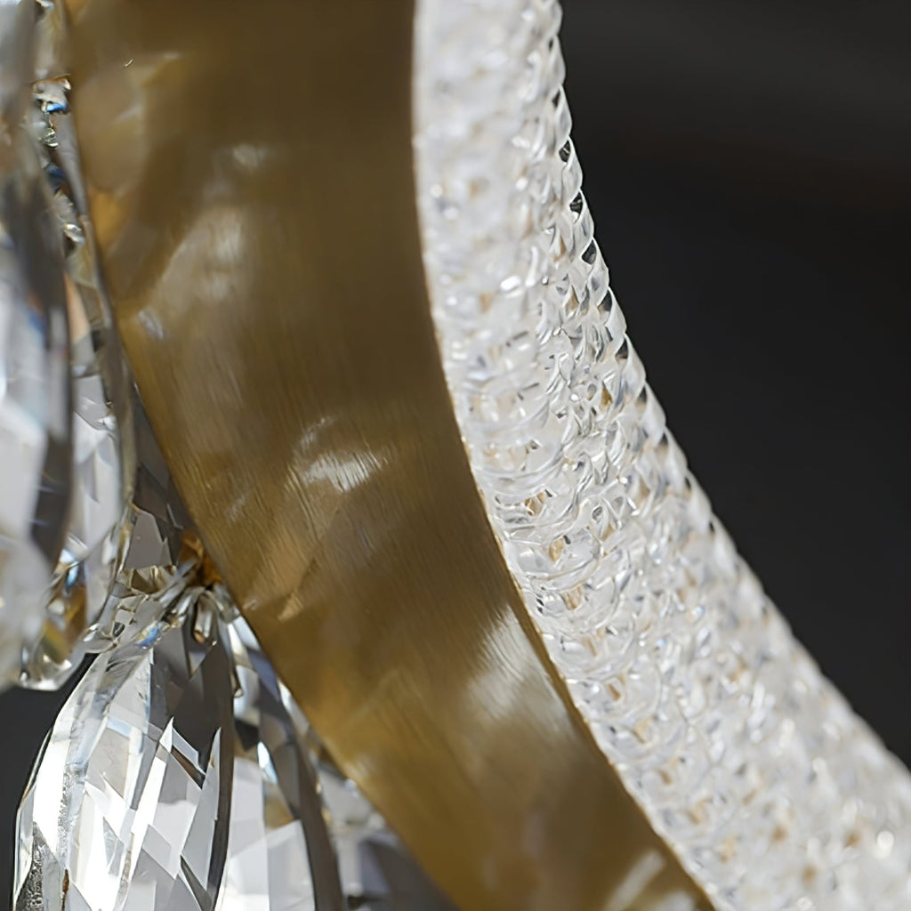 Sparkling Crystal Plum Blossom Ceiling Light | wildoxy