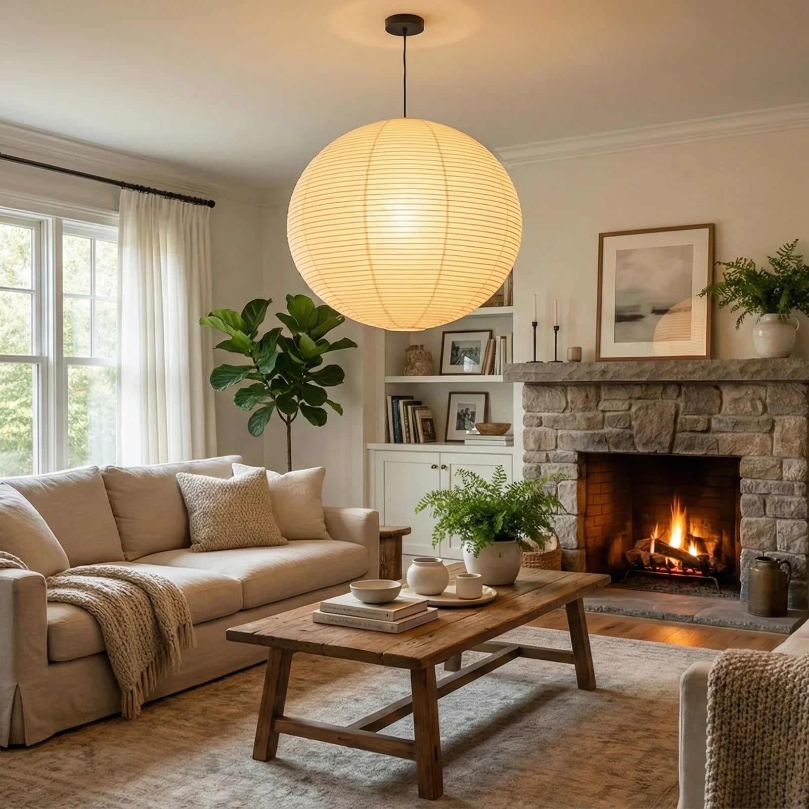 Akari Spherical A Series Pendant Light | wildoxy
