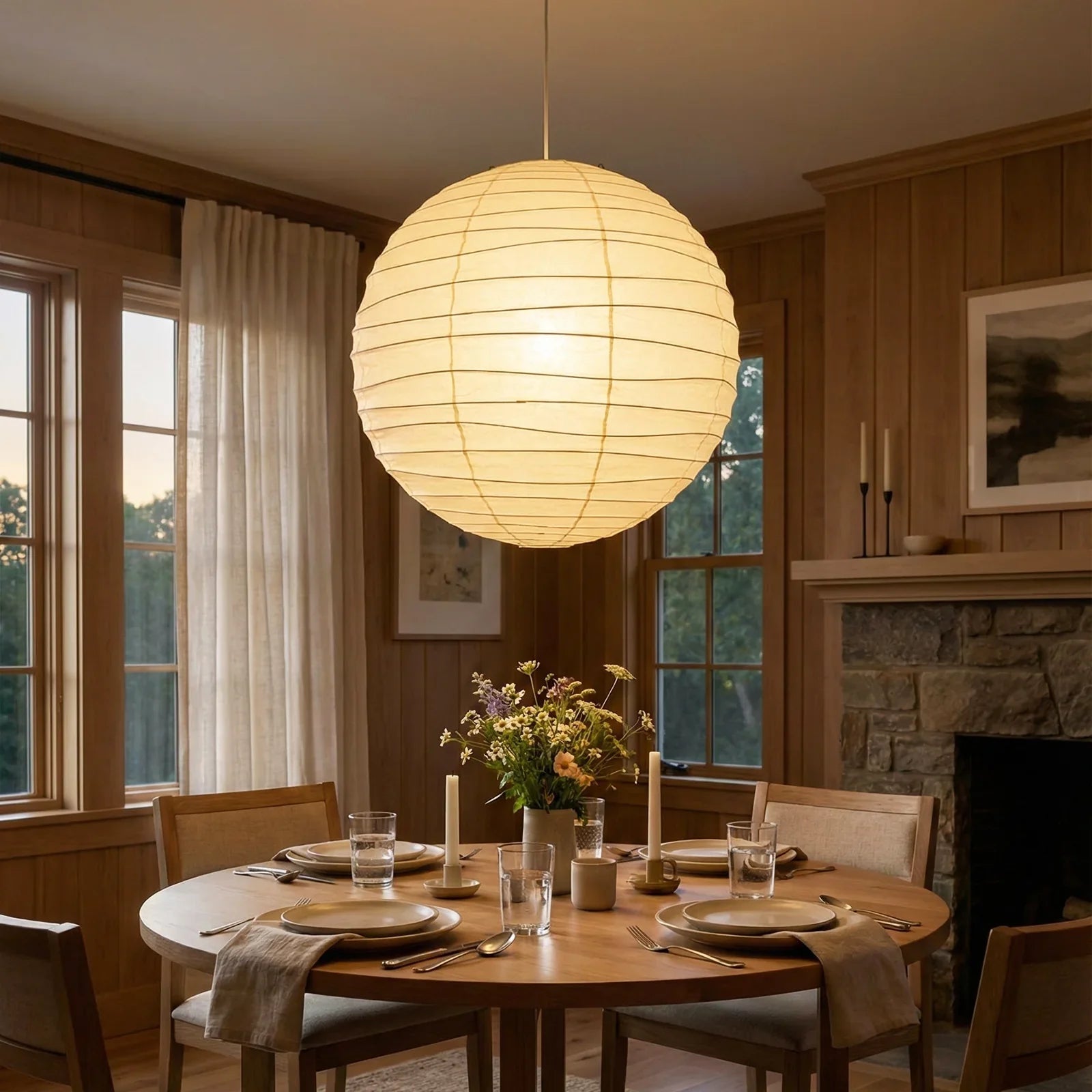 Akari Spherical D Series Pendant Light | wildoxy