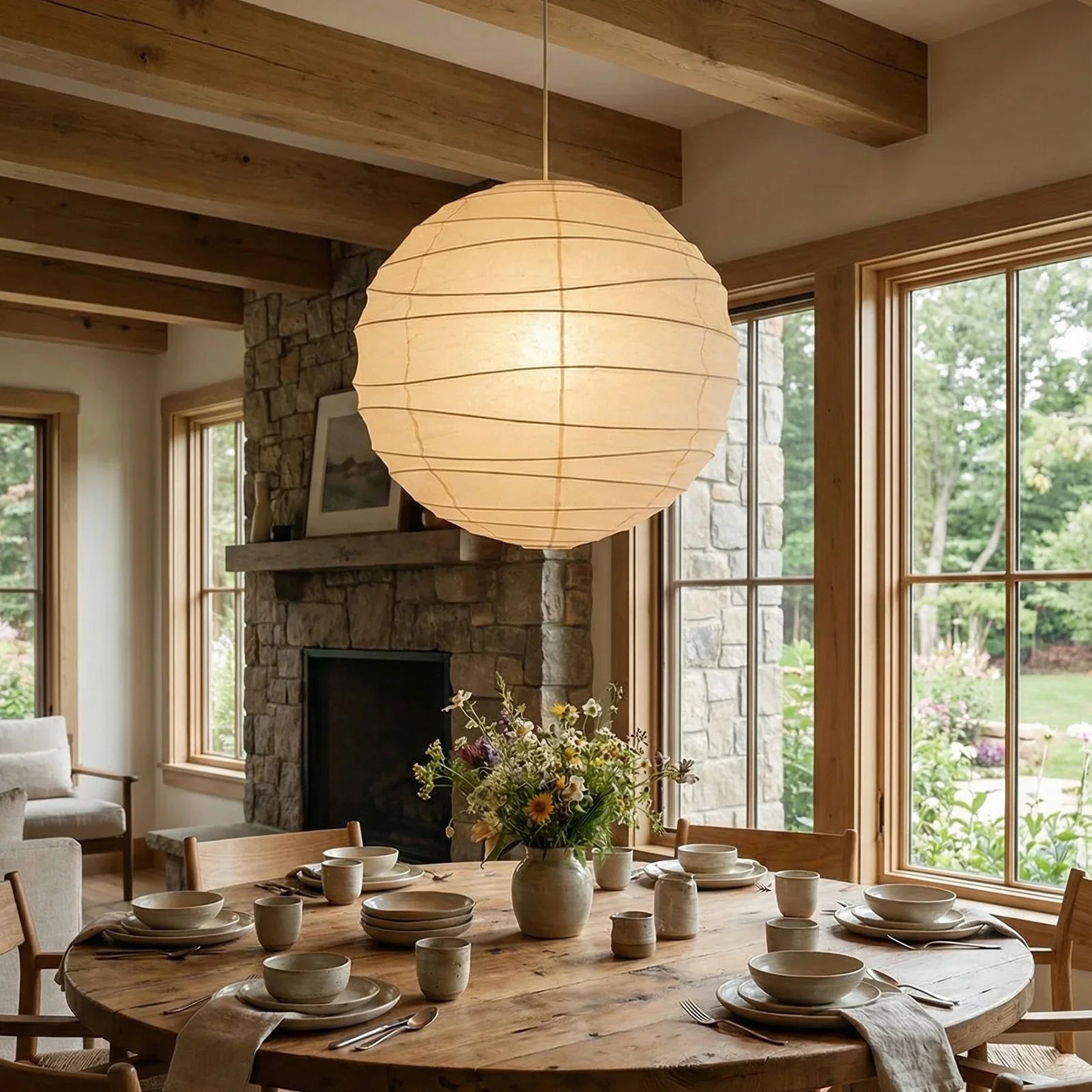 Akari Spherical D Series Pendant Light | wildoxy