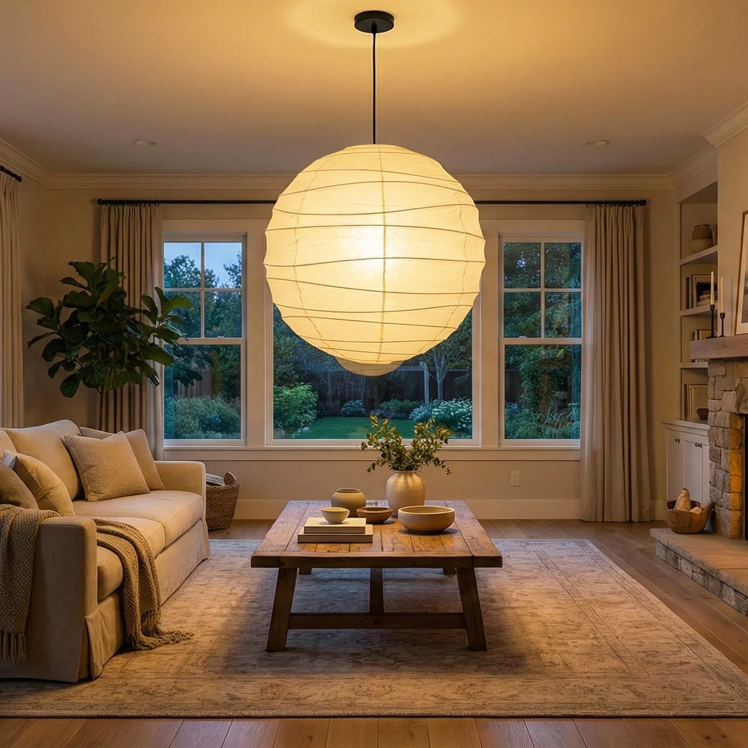 Akari Spherical D Series Pendant Light | wildoxy
