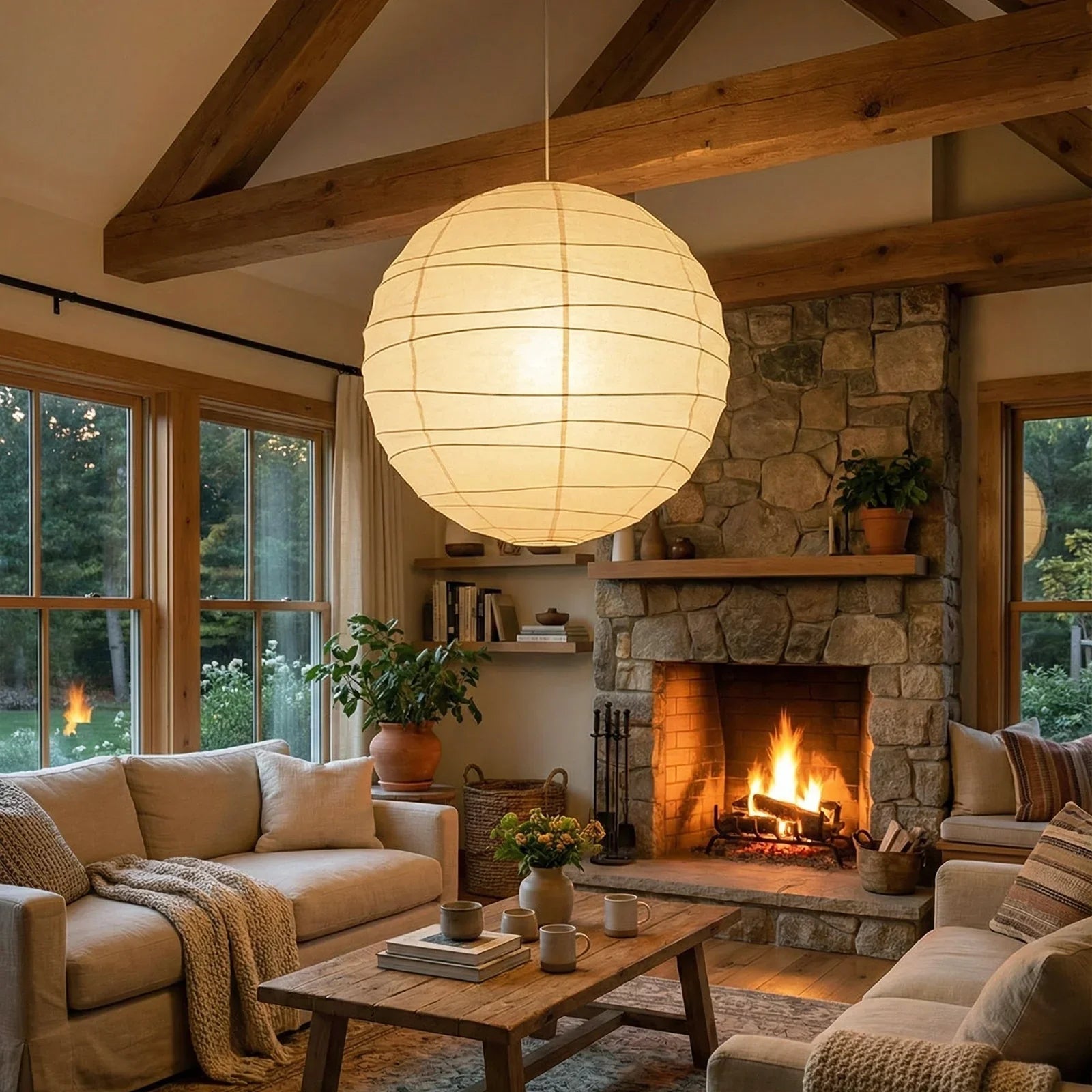 Akari Spherical D Series Pendant Light | wildoxy